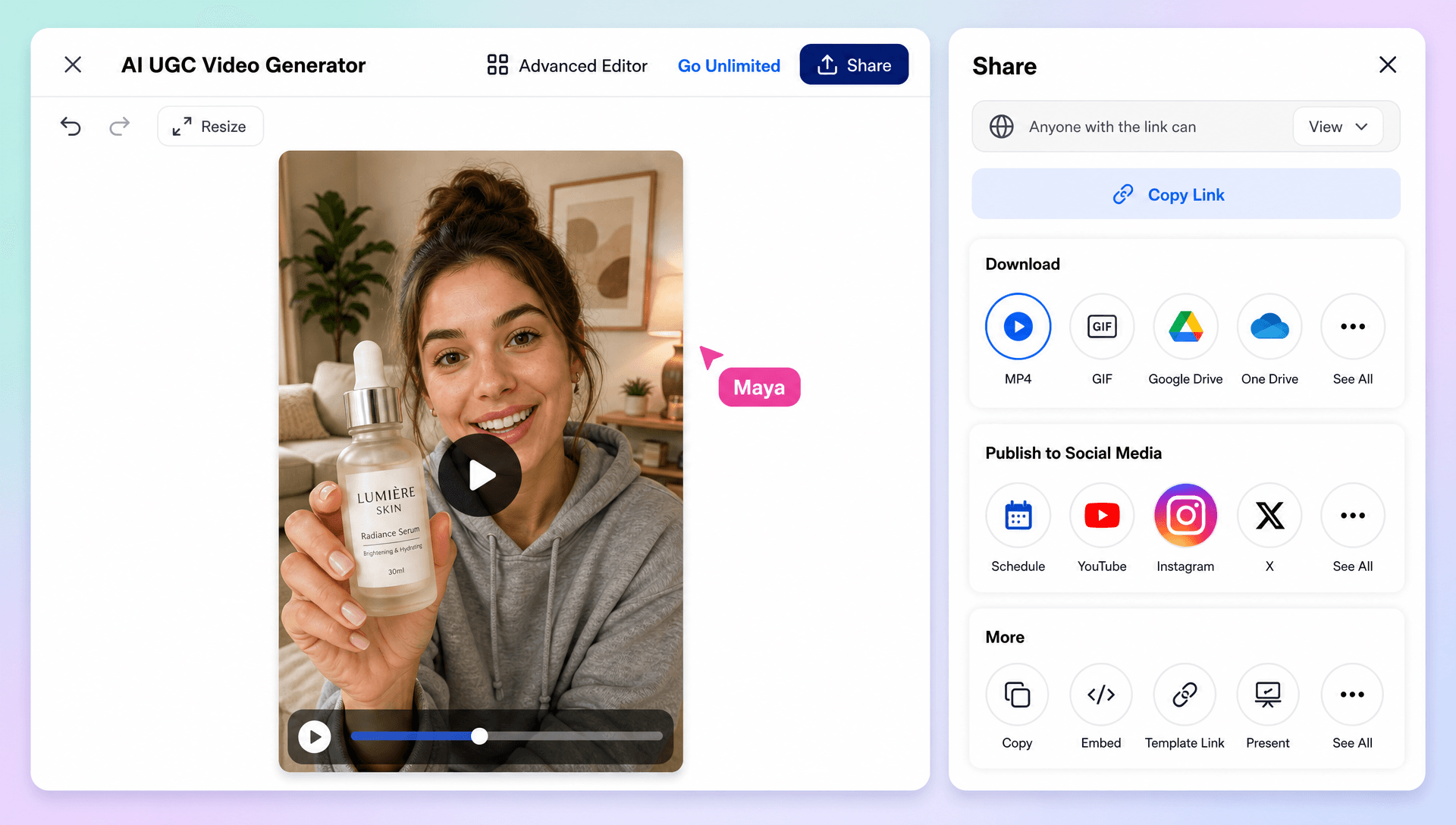 AI UGC Video Generator Online – Create Authentic UGC Videos with AI AI UGC Video Generator Online – Create Authentic UGC Videos with AI